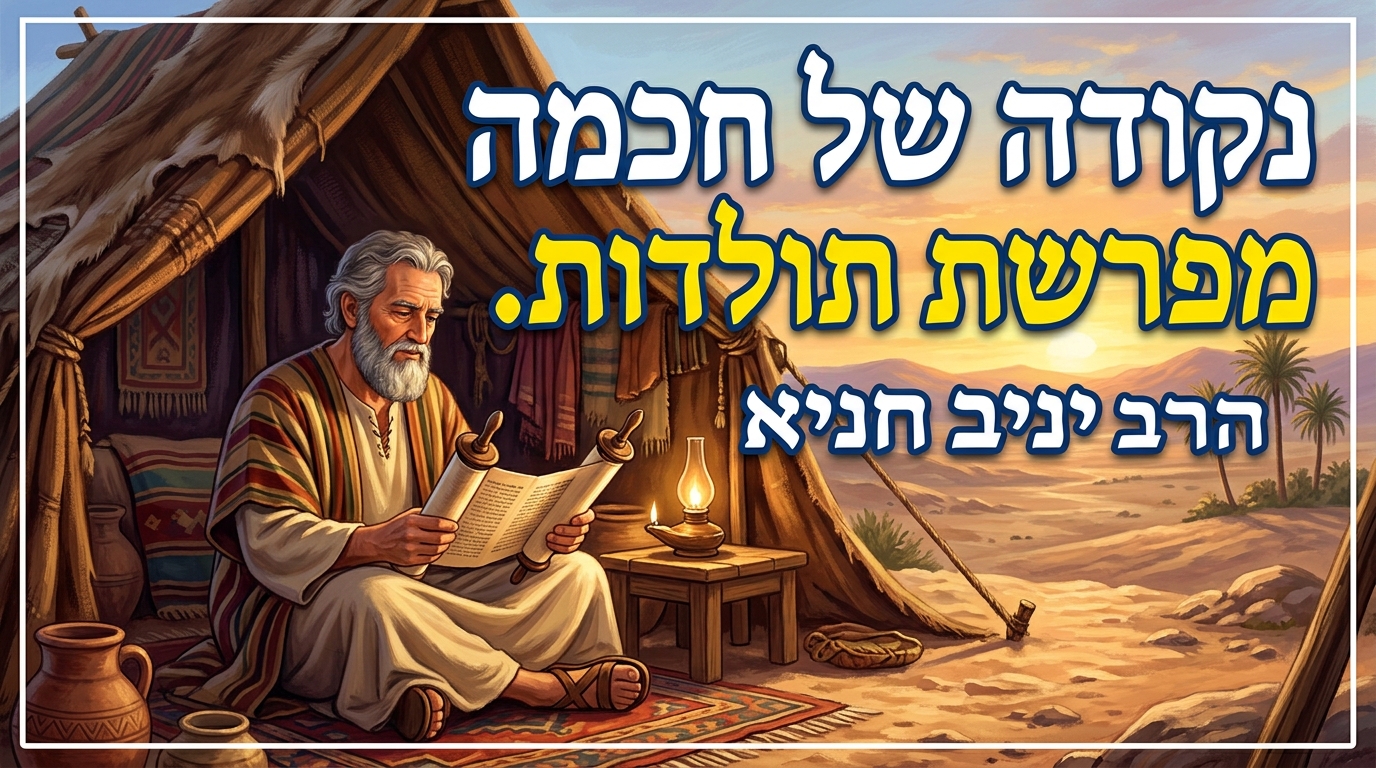 נקודה של חכמה פרשת תולדות